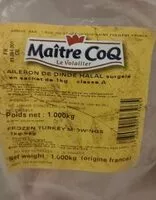 Mängden socker i Aileron de dinde halal surgelé