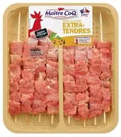 Mängden socker i Brochettes de dinde extra tendre x8