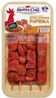 Mängden socker i Brochettes de dinde extra tendre paprika