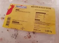 Mängden socker i Manchons de Poulet nature