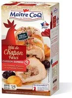 Mängden socker i Rôti de chapon farci pommes pruneaux et poitrine fumée