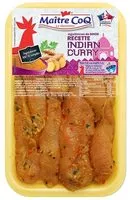 Mängden socker i Aiguillette de dinde recette Indian curry