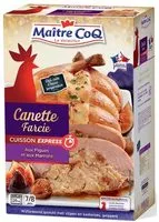 Mängden socker i Canette farcie aux figues et aux marrons