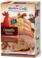 Mängden socker i Canette farcie aux cèpes et aux girolles cuisinés en persillade