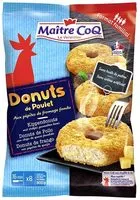 Mängden socker i Donuts de poulet aux pépites de fromage fondu