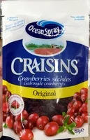Mängden socker i Cranberry original