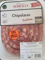 Mängden socker i Chipolatas VPF, barquette