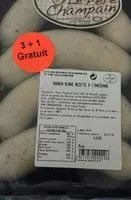 Mängden socker i Boudin blanc à l'ancienne