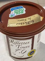 Mängden socker i Rillettes de Tour, 230 grammes