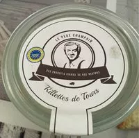 Mängden socker i Rillettes de tours