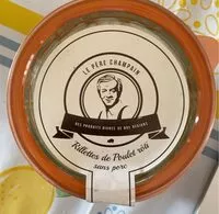 Mängden socker i Rillettes de poulet rôti