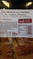 Mängden socker i Croissants au jambon