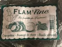 Mängden socker i Tarte flambée fine aux courgettes, fromage de chèvre et basilic