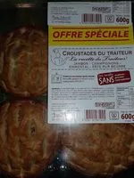 Mängden socker i Croustades du traiteur