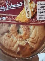 Mängden socker i Tourte viande pruneaux et foie gras