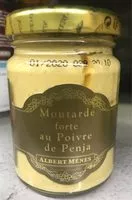 Mängden socker i Moutarde forte au Poivre de penja