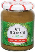 Mängden socker i BIO Pâte de Curry vert BIO