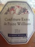 Mängden socker i Confiture De Poire Williams