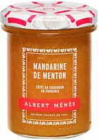 Mängden socker i Marmelade de mandarine de Menton
