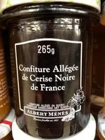 Mängden socker i Confiture cerises noires