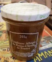 Mängden socker i Confiture allégée de reine Claude de france
