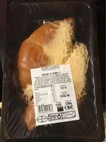 Mängden socker i croissant au jambon