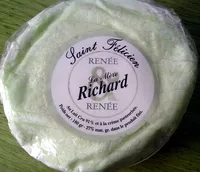 Mängden socker i Saint Félicien (27% MG) 180 g - La Mère Richard