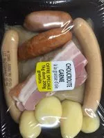 Mängden socker i Choucroute garnie à la graisse d'oie