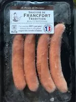 Mängden socker i Saucisse de Francfort