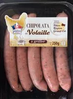 Mängden socker i Chipolata de volaille