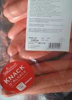 Mängden socker i Knack d'Alsace PS qualité sup.