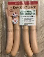 Mängden socker i Knack d’alsace Zero Nitrite