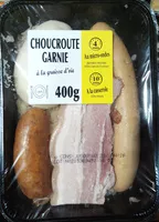 Mängden socker i Choucroute garnie à la graisse d'oie