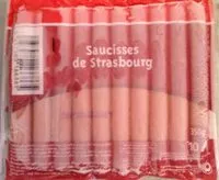 Mängden socker i Saucisses de Strasbourg