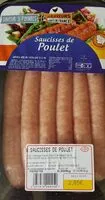 Mängden socker i Saucisse de poulet