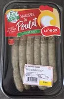 Mängden socker i Saucisses de poulet aux herbes