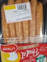 Mängden socker i Saucisses de poulet