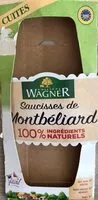 Mängden socker i Saucisse de Montbéliard cuites