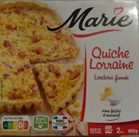 Mängden socker i Quiche Lorraine, Lardons et Jambon supérieur fumés