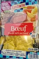 Mängden socker i ravioli boeuf