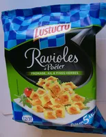 Mängden socker i Lustucru ravioles a poeler ail fromages et fines herbes