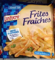 Mängden socker i LUSTUCRU FRITES FRAICHES CLASSIQUES 750g