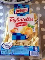 Mängden socker i Lustucru tagliatelles larges 350g