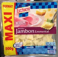 Mängden socker i Lustucru ravioli jambon fromage format maxi500g