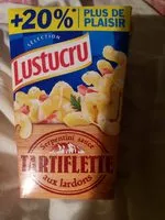 Mängden socker i Serpentini sauce tartiflette aux lardons