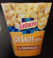 Mängden socker i Lustucru box tortellini 4 fromages 360g