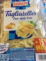 Mängden socker i Tagliatelles