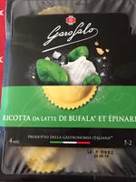 Mängden socker i Garofalo pates fraiches  ricotta au lait de bufflonne et epinards