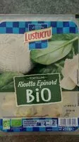 Mängden socker i Tortellini Ricotta Épinards Bio