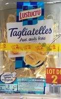Mängden socker i Tagliatelle Oeufs frais